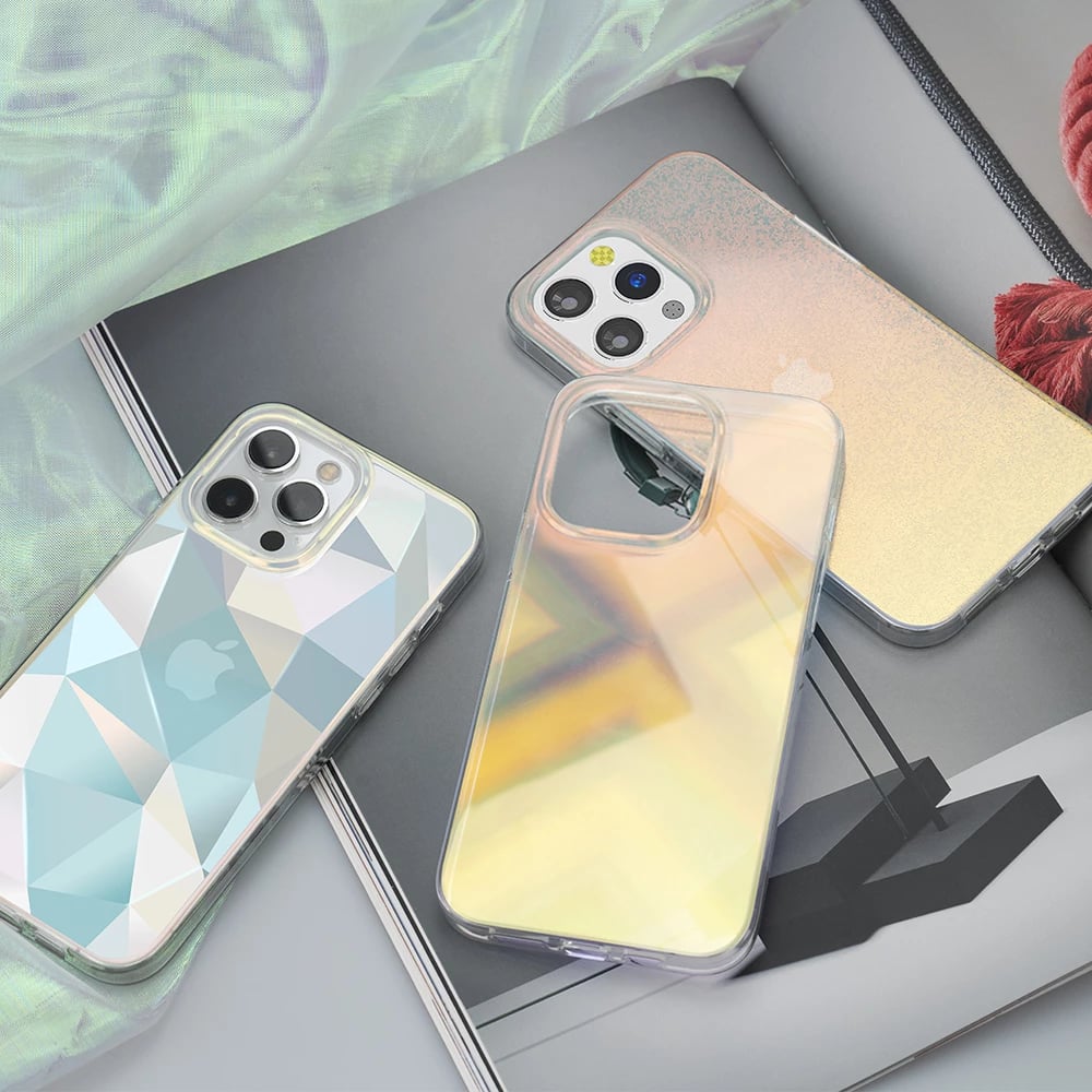 Mbështjellës Kingxbar Streamer Series për iPhone 13 Pro, Blu (Triangle)