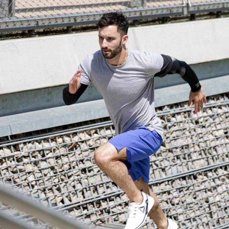 Mëngë kompresimi për stërvitje Reebok, të zeza
