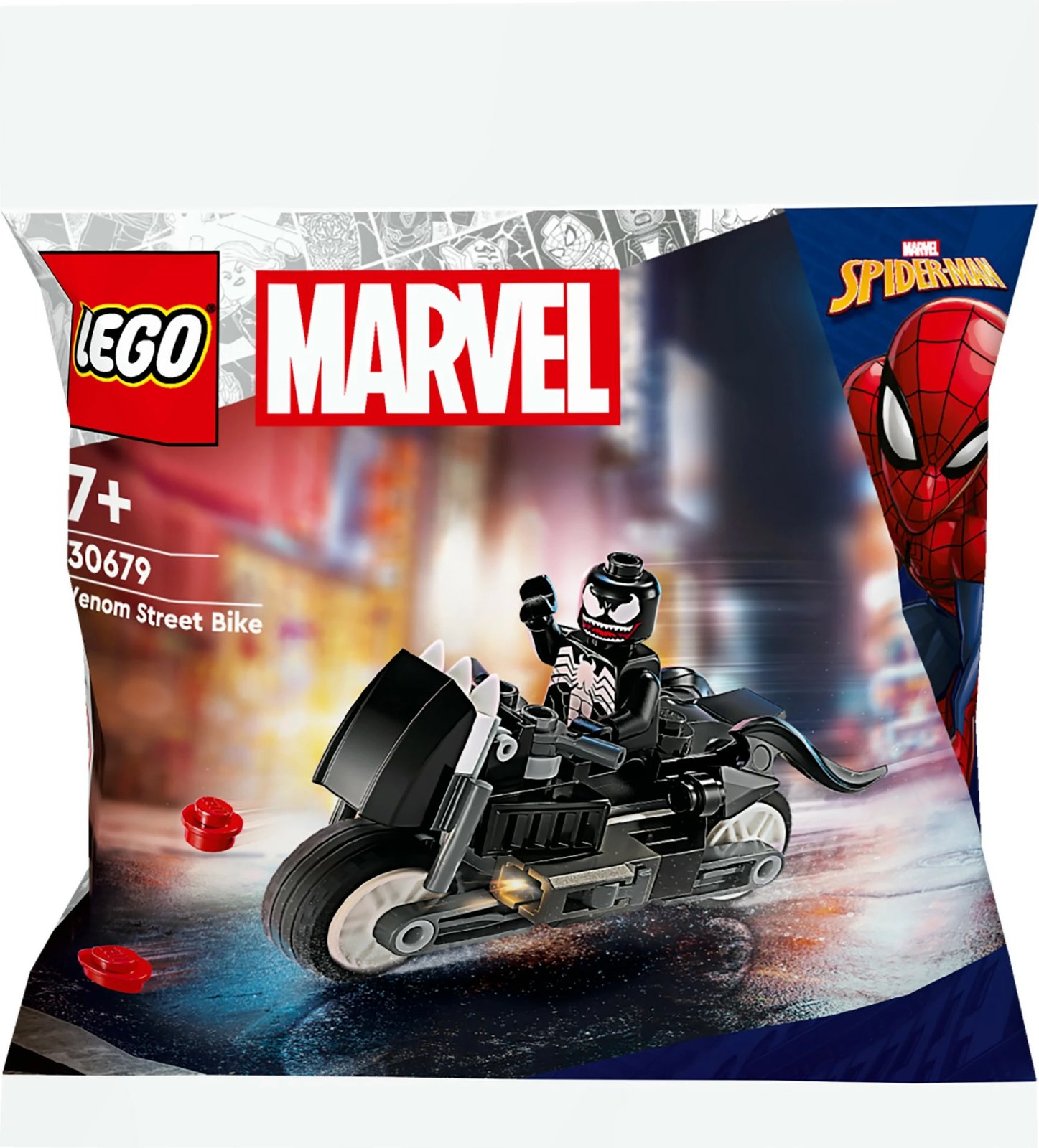 Set ndërtimi LEGO Marvel 30679 Venom Street Bike, multikolor