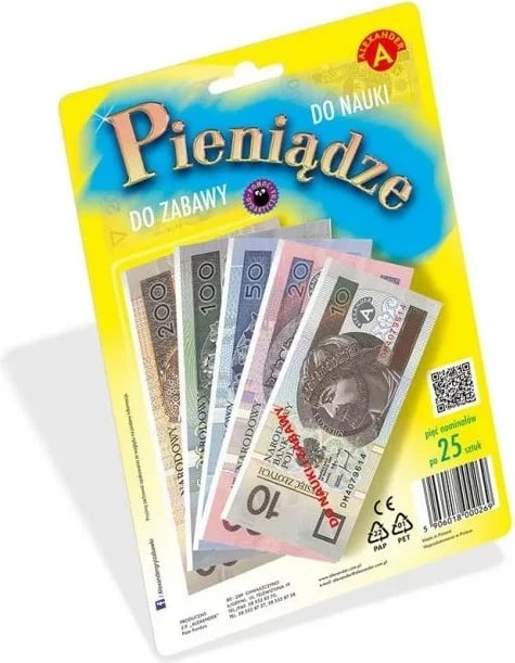Set edukativ me para letre Alexander Money PL, shumëngjyrëshe, 25 copë