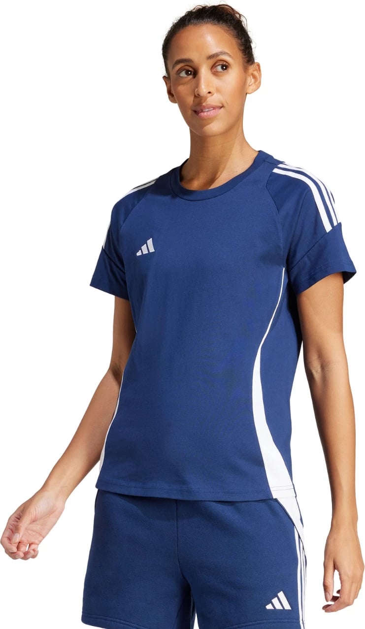 Maicë për femra adidas, kaltër-bardhë