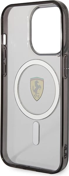 Mbështjellës Ferrari FEHMP14LURKT për iPhone 14 Pro 6.1", MagSafe, Transparent