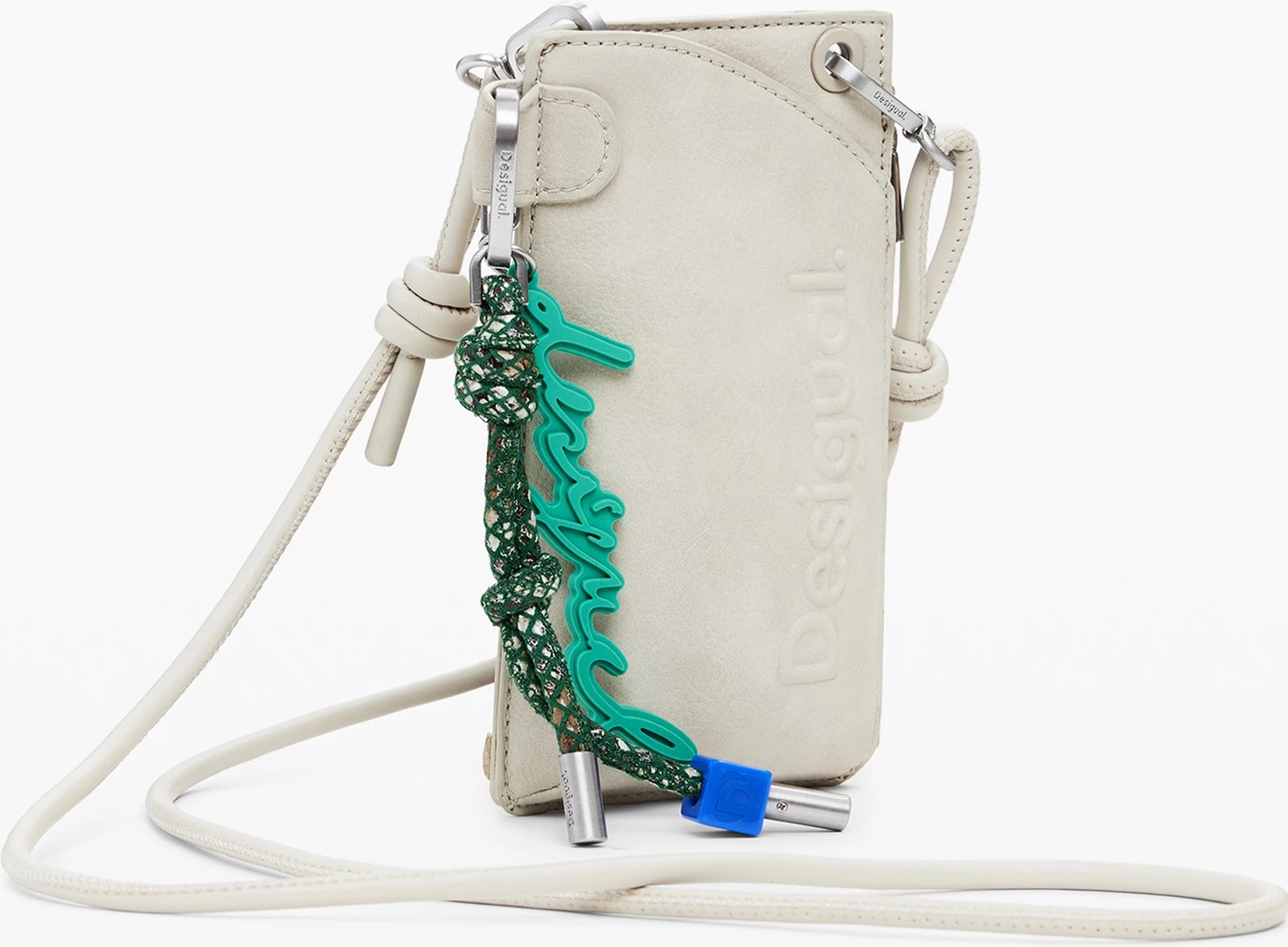 Portofol për femra DESIGUAL Half Logo Milton, beige