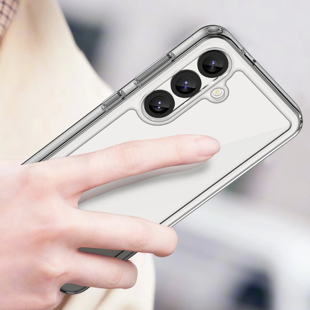 Mbështjellës Hurtel Outer Space Case për Nothing Phone 3a Pro, Transparent
