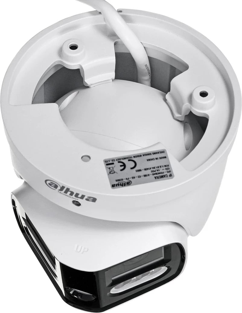 Kamerë sigurie DAHUA IPC-PDW3849-A180-E2-AS-PV-0280B, IP, Turret, 4096 x 1860, e bardhë
