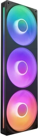 Ventilatorë RGB për kasë kompjuteri NZXT F360 Core, 3x120mm, i zi