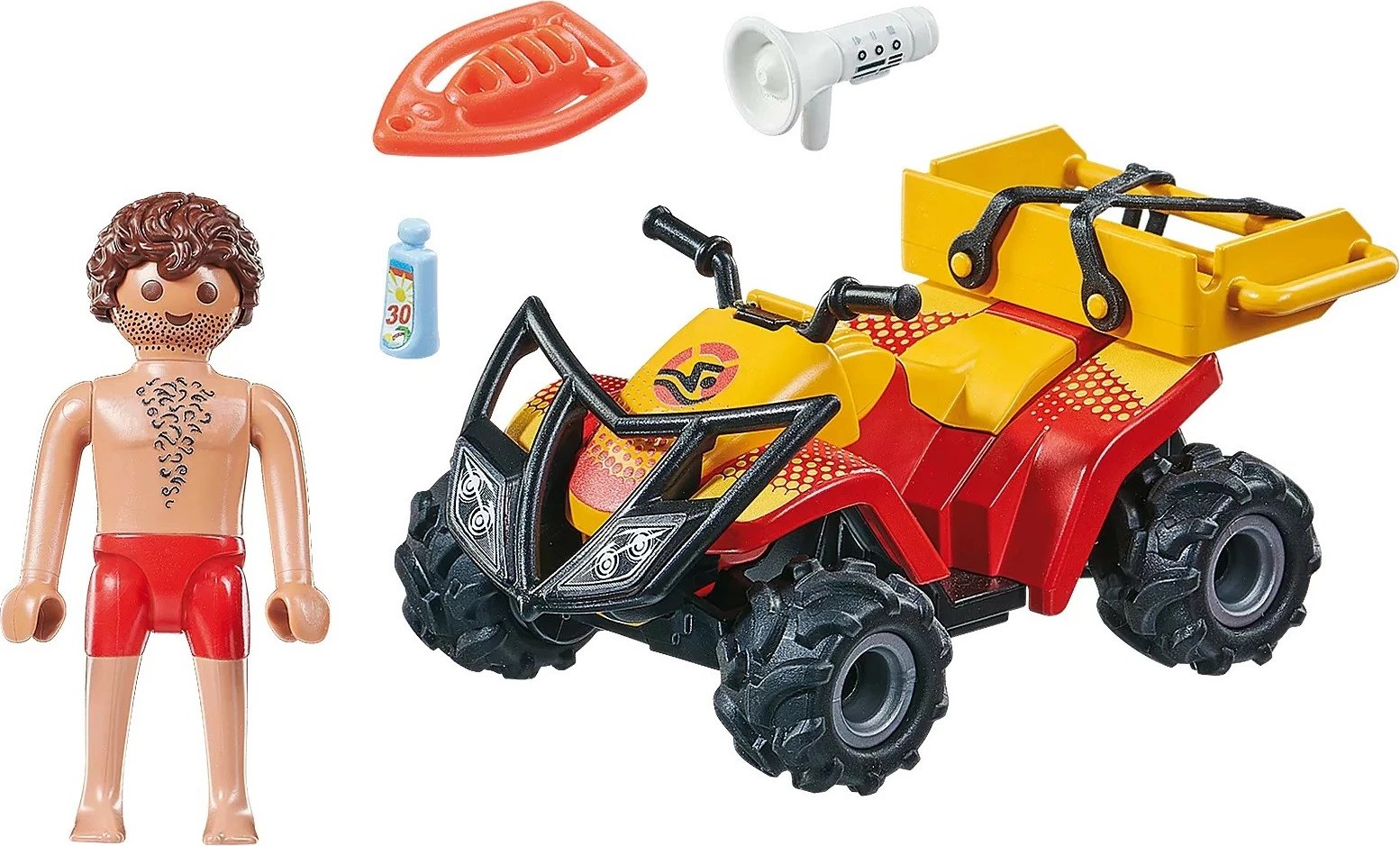 Set lodrash Playmobil City Action 71040, quad shpëtimi, 18 pjesë