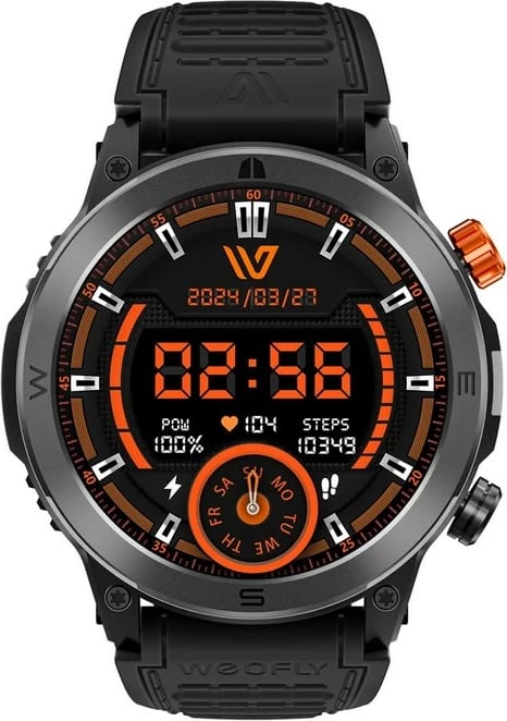 Smartwatch Weofly Conquer, 1.43" AMOLED, Bluetooth 5.3, i zi