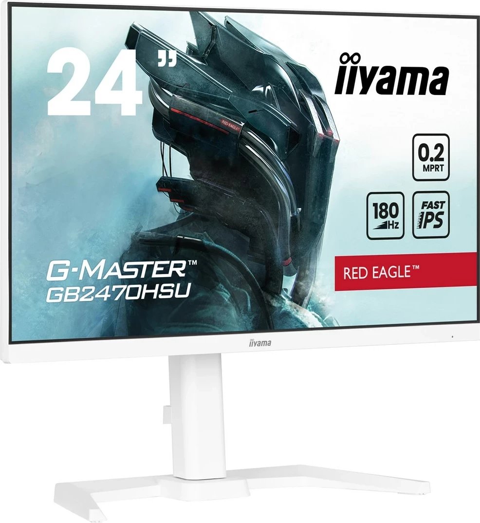 Monitor kompjuteri IIYAMA G-MASTER GB2470HSU, 23.8", Full HD, 180 Hz, Bardhë