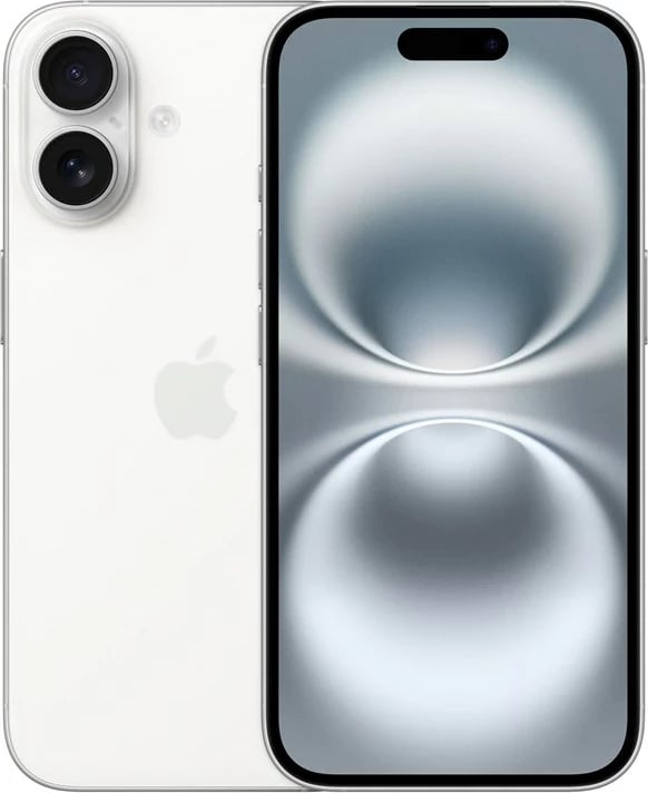 Celular Apple iPhone 16, 128GB, Bardhë