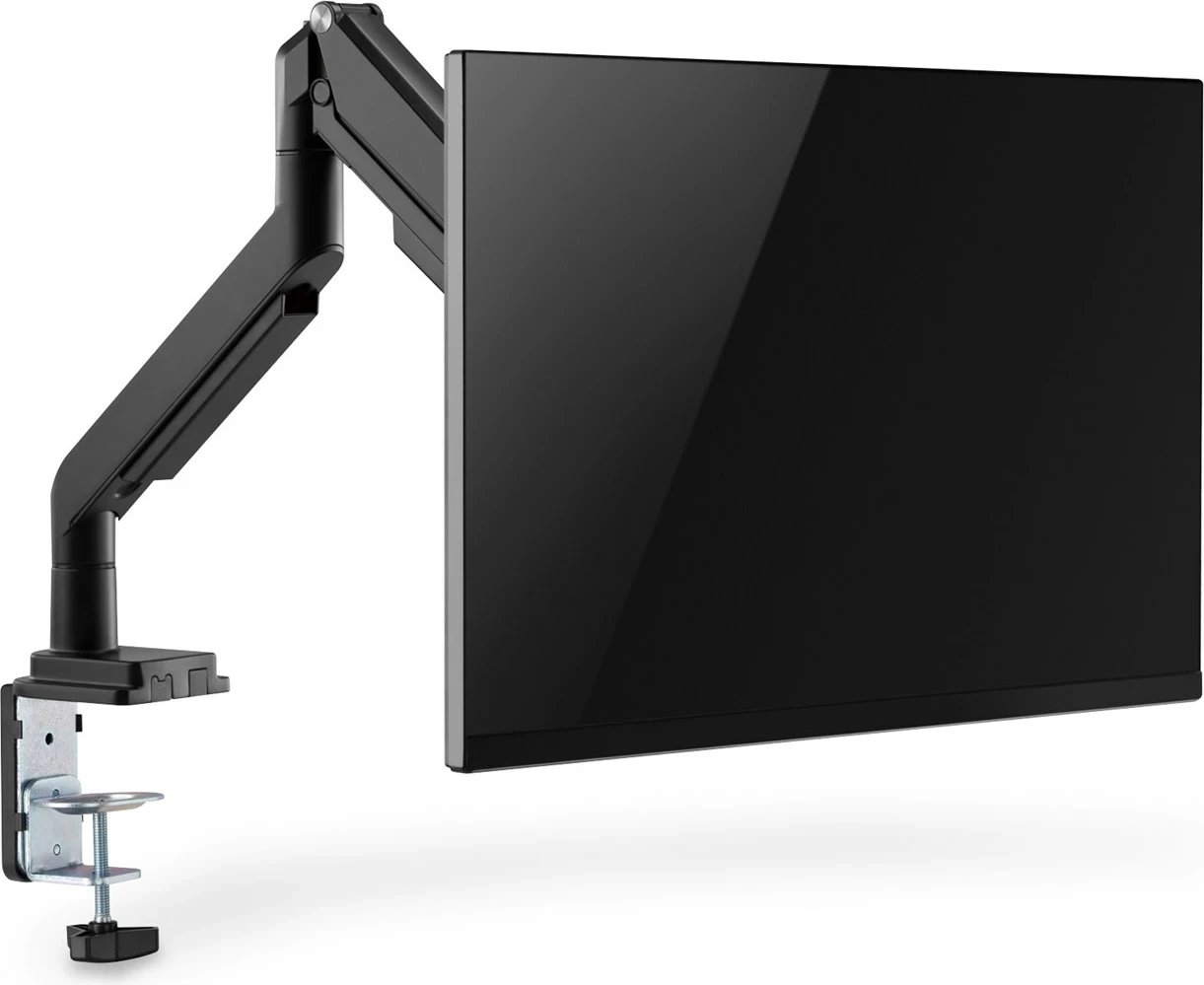 Mbajtës monitori DIGITUS DA-90394, me gas spring, për tavolinë, i zi