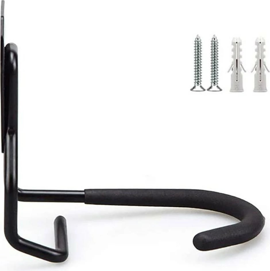 Mbajtëse muri për biçikletë Maclean MC-433, çelik, ngjyrë e zezë