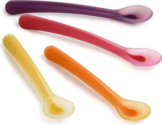 Lugë silikoni Suavinex Cuchara De Silicona multicolor