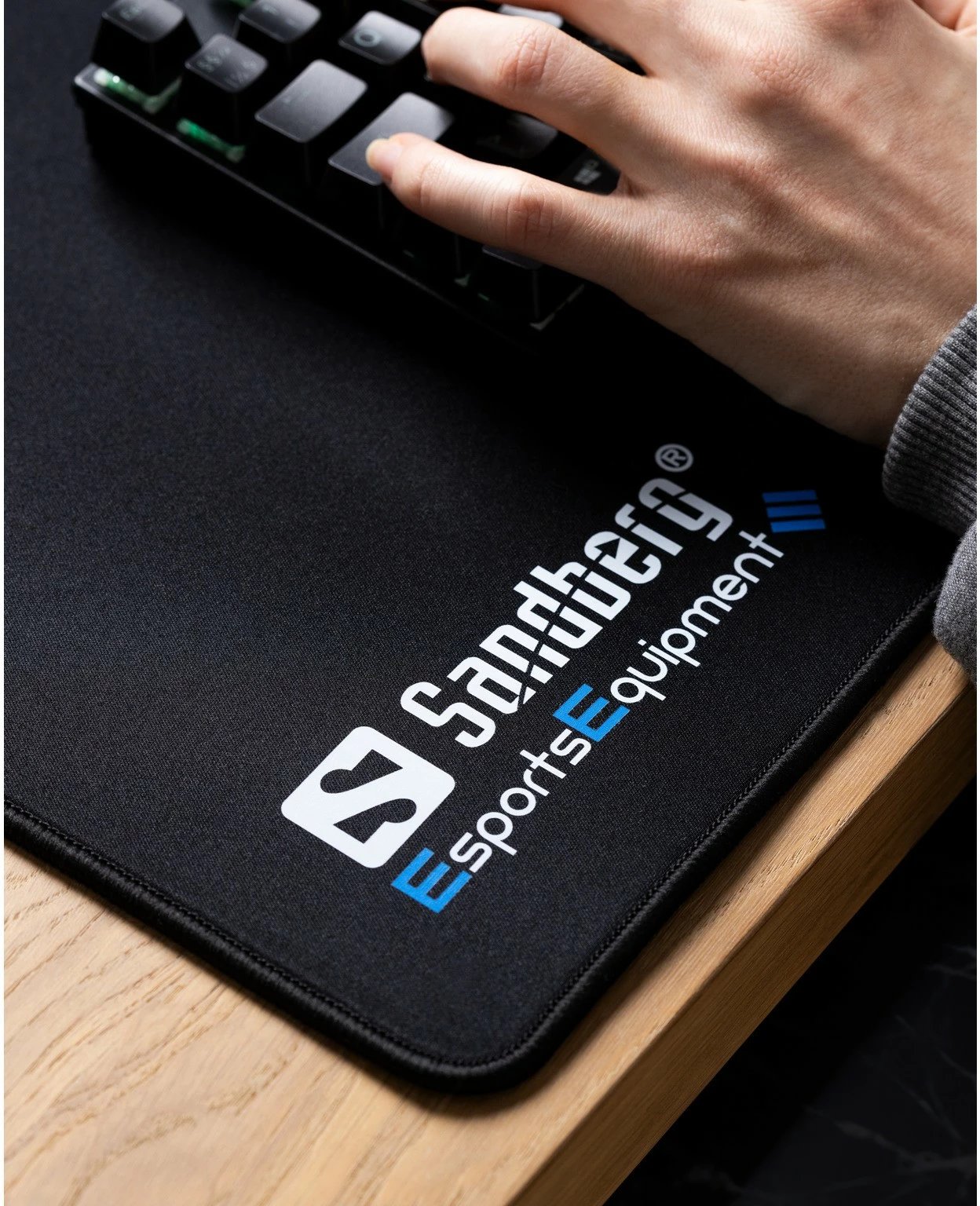 Mauspad Sandberg Gamer Desk Pad XXXL, Monokromatik, Zi