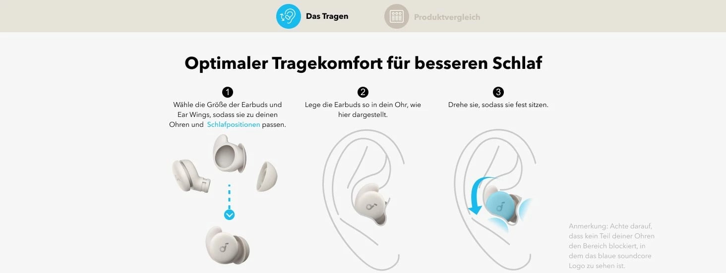 Kufje Anker Soundcore Sleep A20, Wireless, 20 - 20000 Hz, Bardhë
