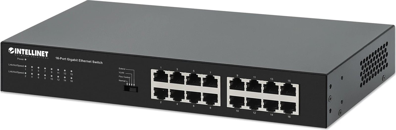 Switch Ethernet Gigabit Intellinet me 16 Porta, i Zi