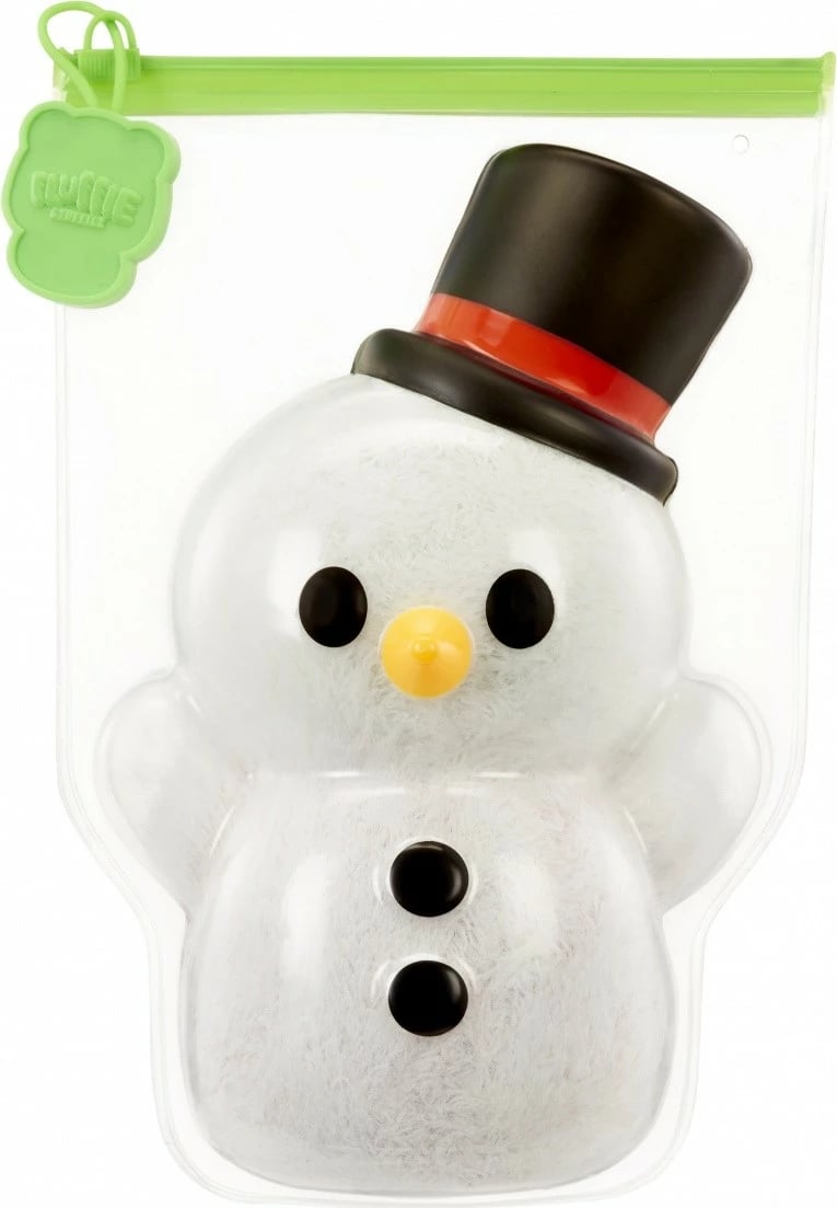 Lodër pelushi Fluffie Stuffiez Snowman, 10", multikolor