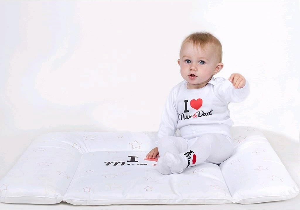 Çorape bebe, NEW BABY, I Love Mum and Dad, madhësia 56 (0-3m), e bardhë