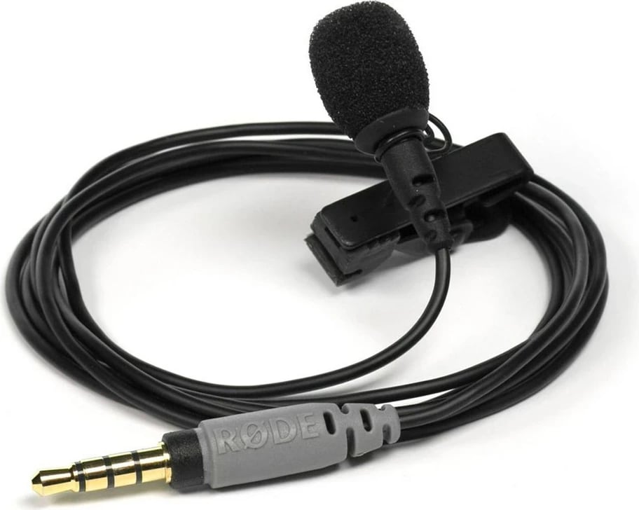 Mikrofon lavalier RODE smartLav+, me kabllo, 3.5 mm, i zi, 2 copë