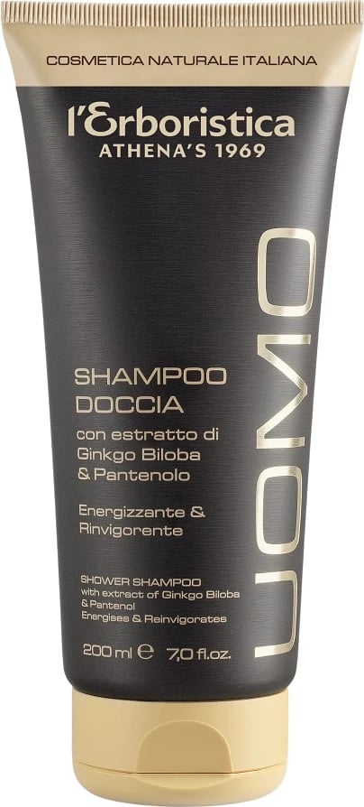 Shower gel për meshkuj L'Erboristica Men Classic Energizing and Refreshing 2in1, 200ml