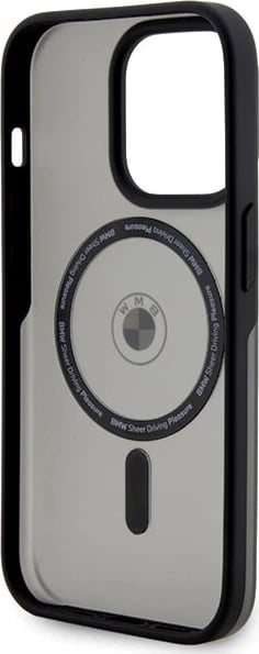 Mbështjellës BMW BMHMP14LDSLK për iPhone 14 Pro 6.1", MagSafe, zi