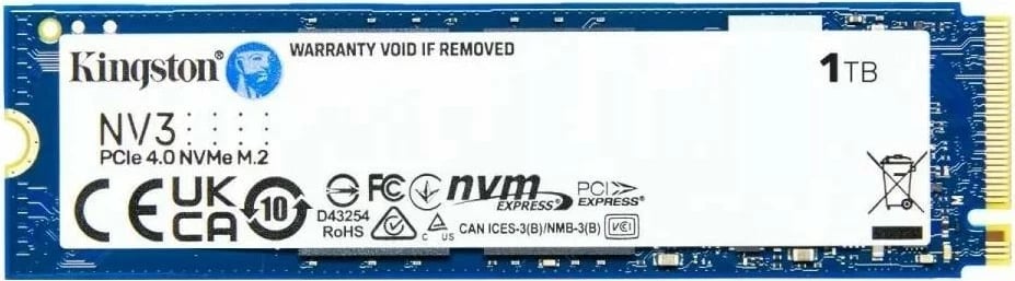 SSD Kingston NV3 M.2 PCIe 4.0 NVMe 1TB