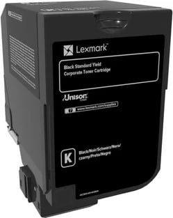 Toner Lexmark 74C2SKE, Origjinal, E zezë