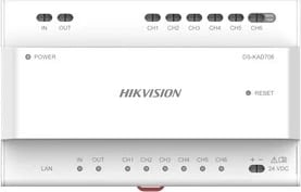 Distributor audio/video Hikvision DS-KAD706, Bardhë