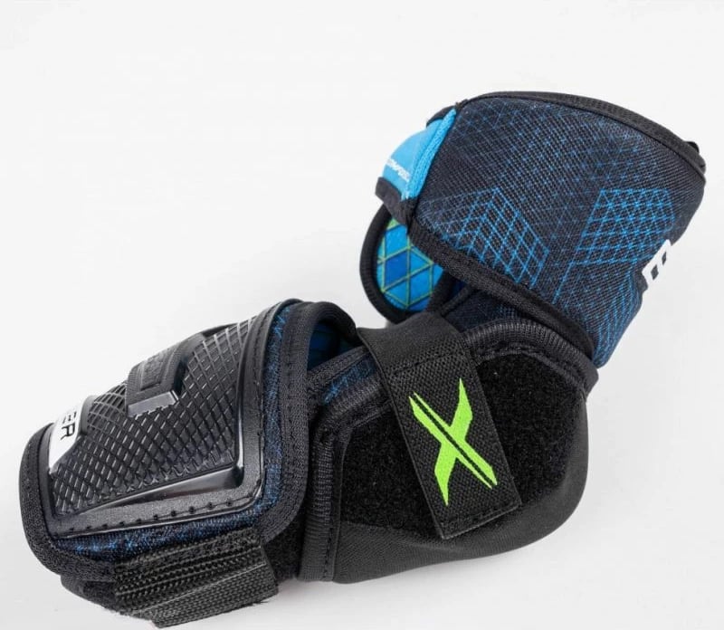 Mbrojtëse bërryla për fëmijë Bauer, të zeza dhe blu