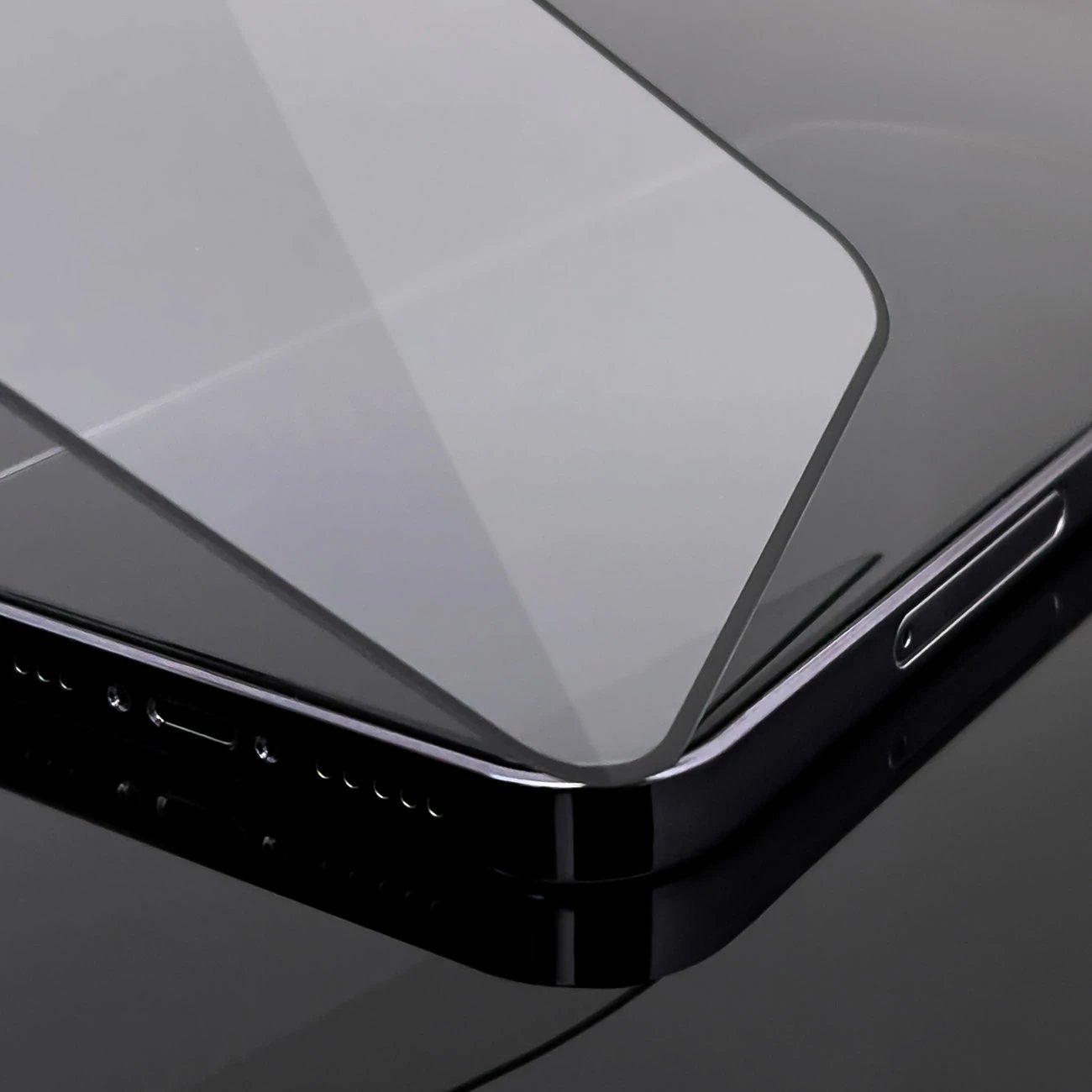 Xham i temperuar Full Glue Wozinsky për iPhone 15 Plus, me kornizë, Zi