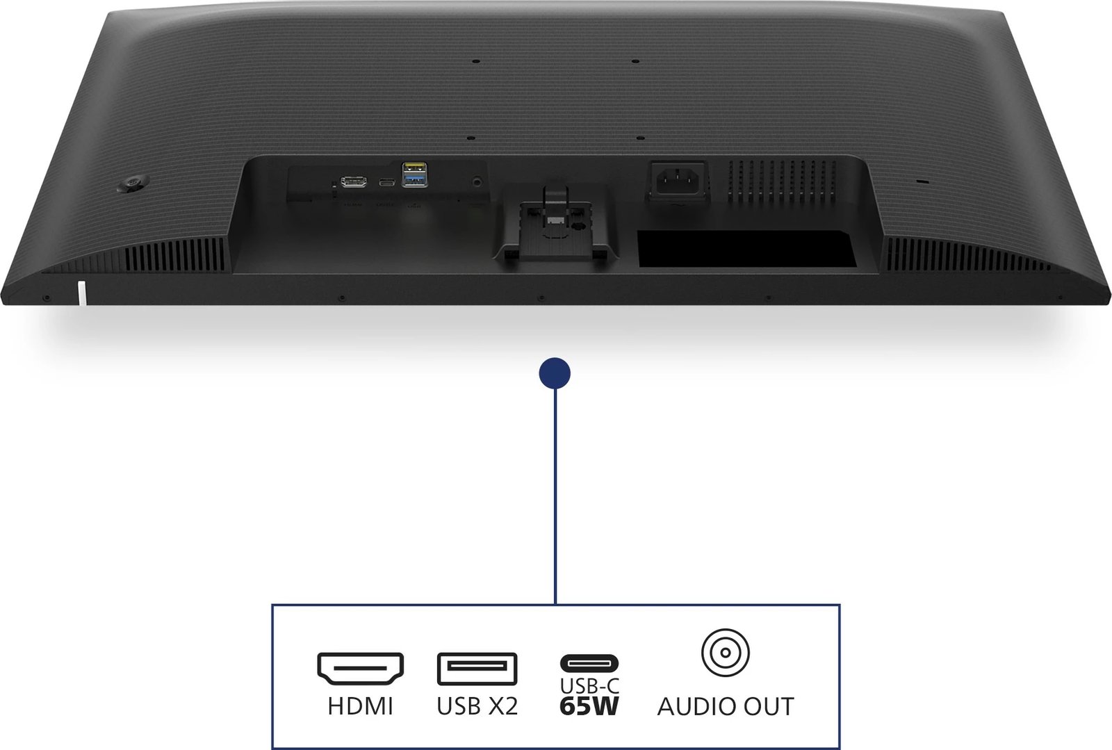 Monitor Philips 27E1N1300A, 27 inç, IPS, HDMI, USB-C, e zezë