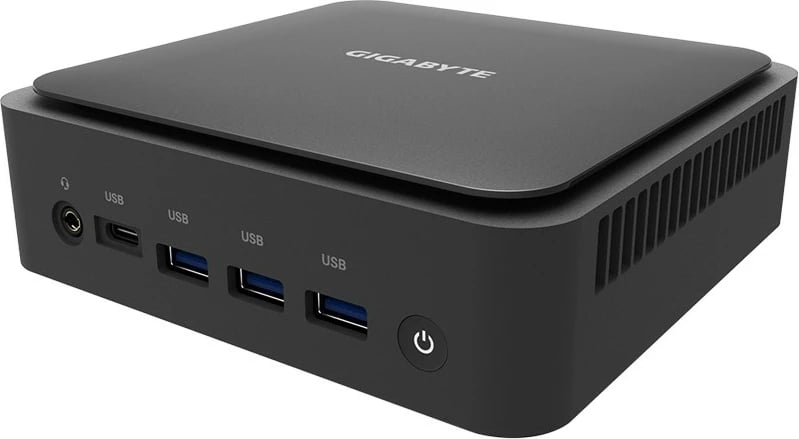 Mini PC Gigabyte GB-BEI3H-1220, M.2, PCI Express, Serial ATA, Ethernet LAN, Wi-Fi 6E, e zezë