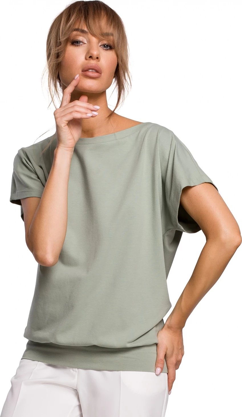 Bluzë për femra Moe model 142247, e gjelbër