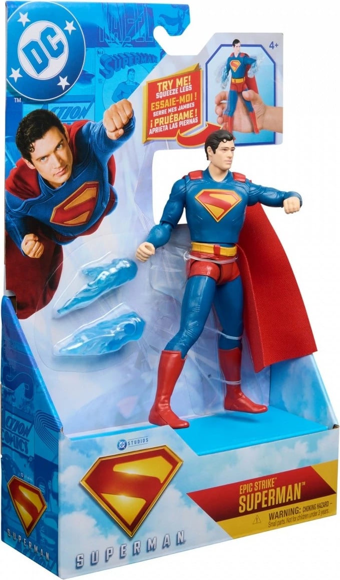 Figurë aksioni Superman Spin Master 15 cm, plastikë, me aksesorë