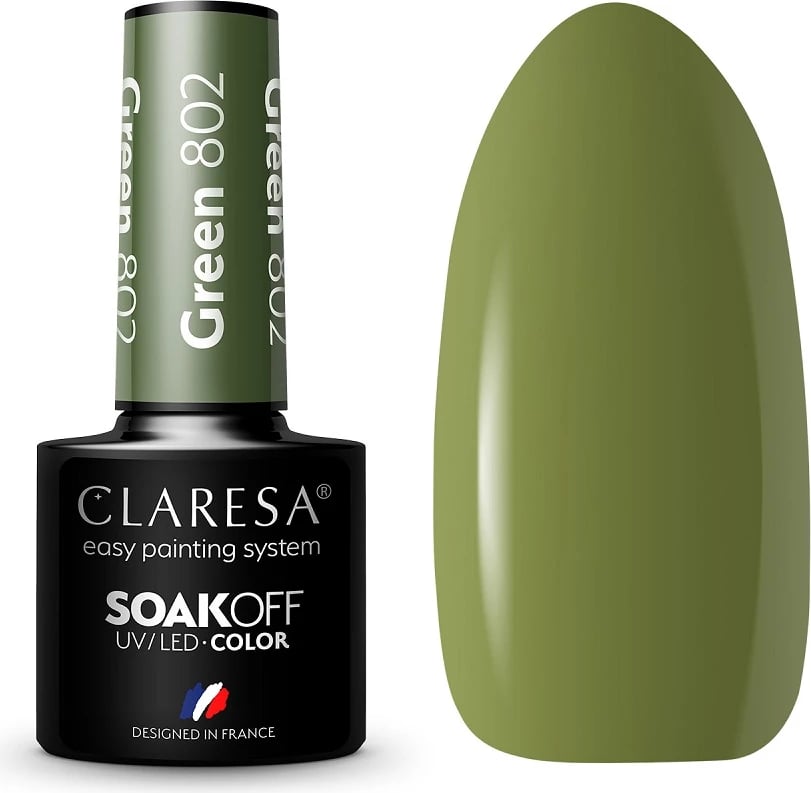 Llak për thonj Claresa 802, green, 5g