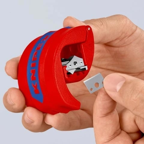 Prerës kabllosh Knipex BiX, plastikë/çelik inox, 5 cm, kuq