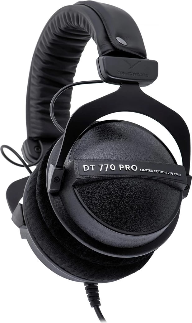 Kufje Beyerdynamic DT 770 PRO 250 OHM, Edicioni i Kufizuar, të mbyllura, të zeza