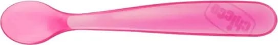 Lugë silikoni për fëmijë Chicco Duplo Soft Pink 2 copë