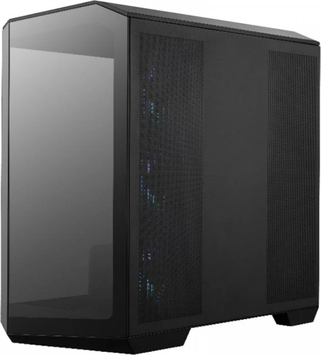 Kasë MSI MAG PANO M100R PZ, Micro Tower, RGB, Tempered Glass, E zezë