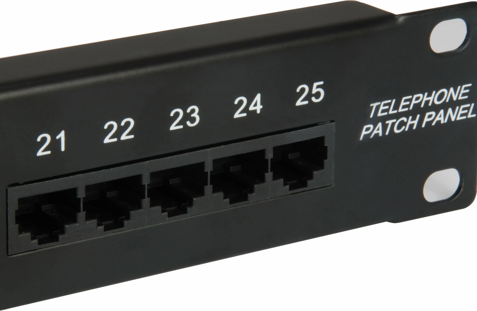 Patch panel ISDN Equip 25-porta, Cat3, 1U, rack mounting, zi