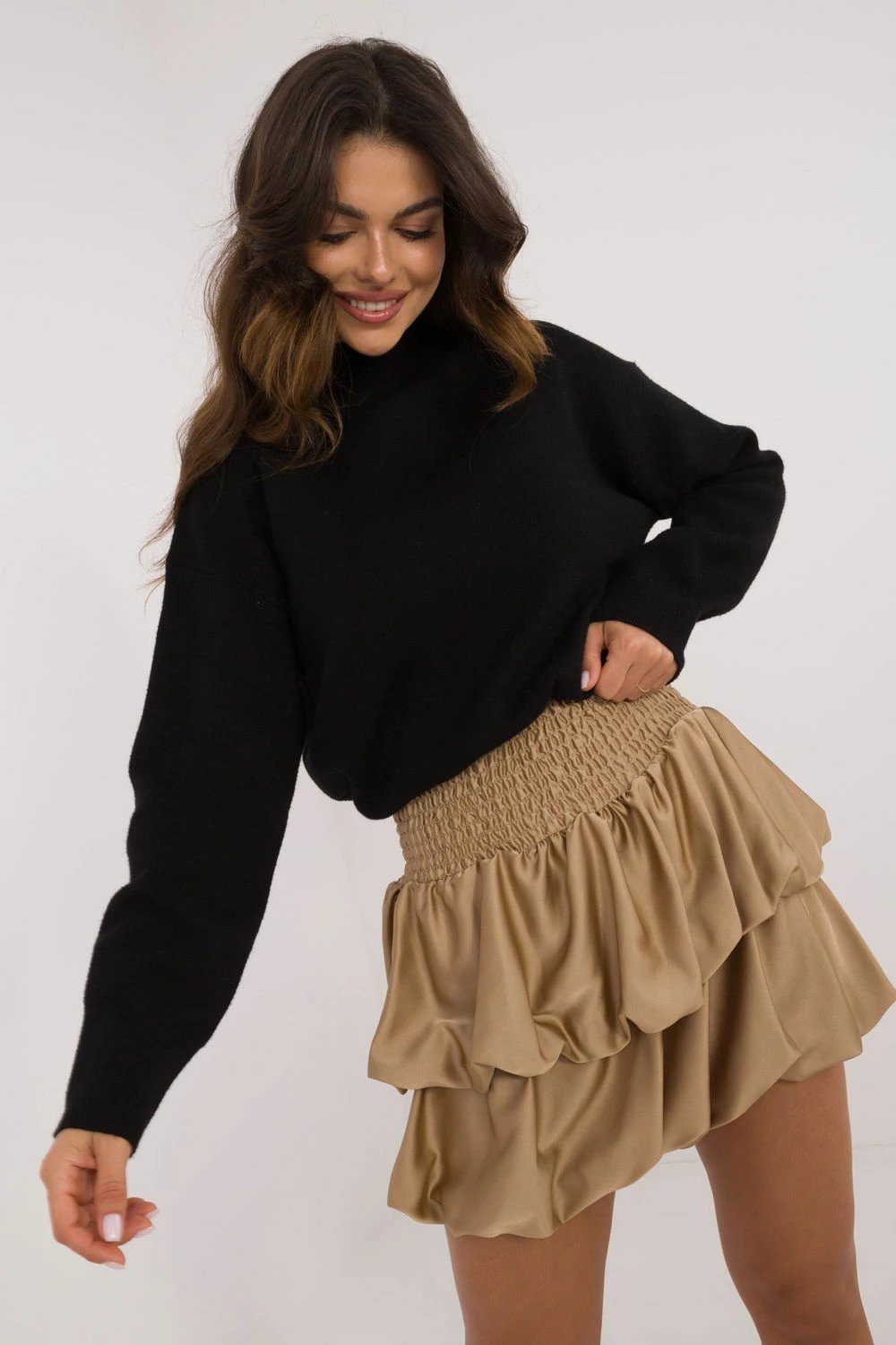 Mini fund për femra Italy Moda, kafe