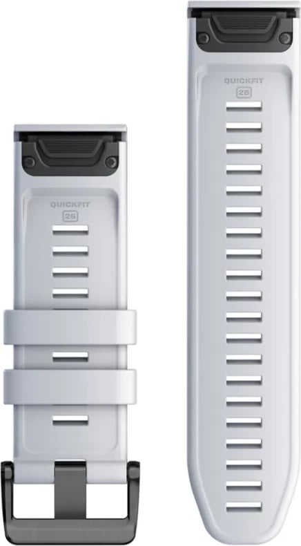 Rrip për smartwatch Garmin QuickFit® 26 Bands, Silicone, Whitestone