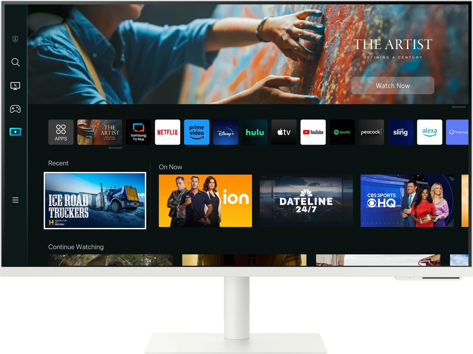 Monitor Samsung M70C, 32", 4K Ultra HD, LED, Bardhë