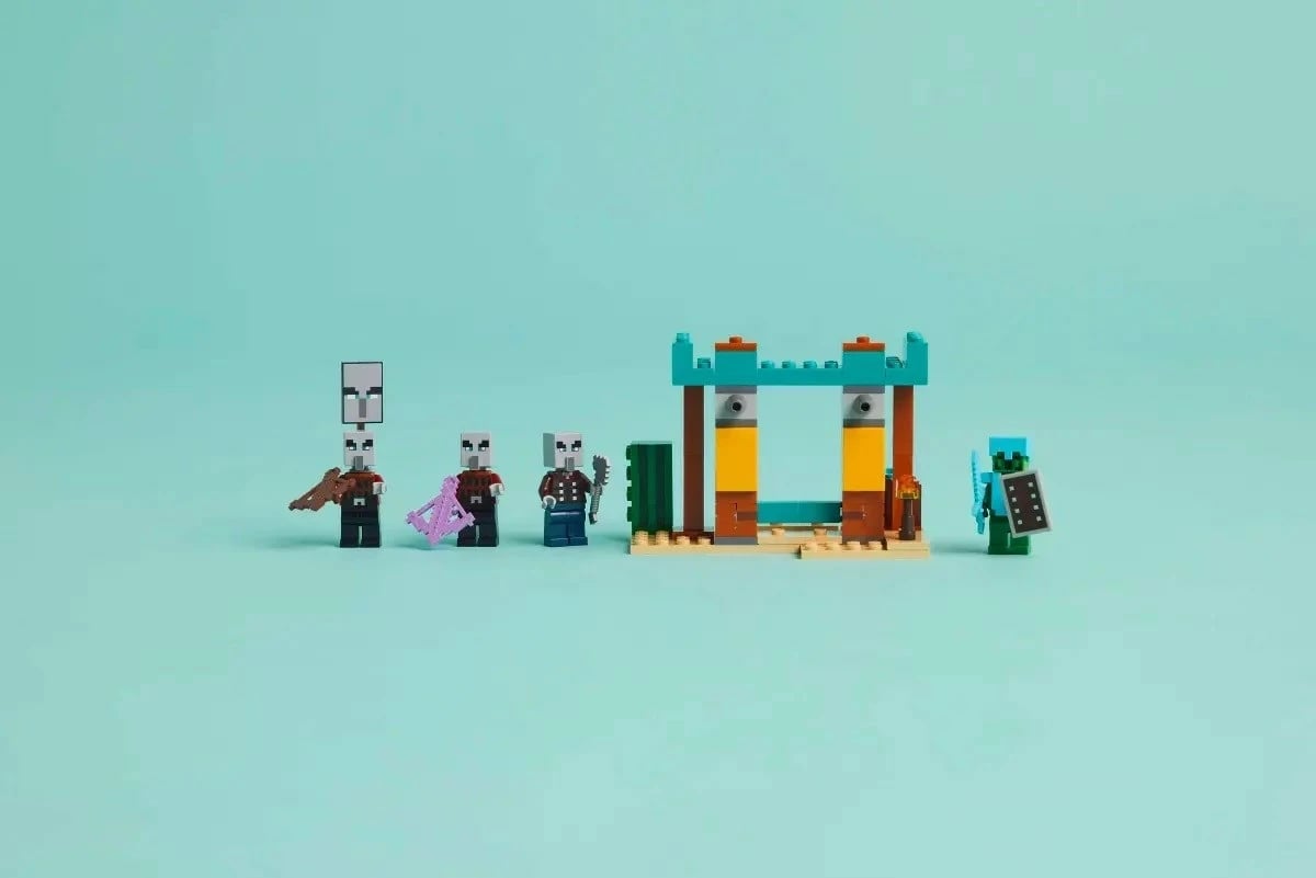 Set LEGO Minecraft 21267 The Illager Desert Patrol