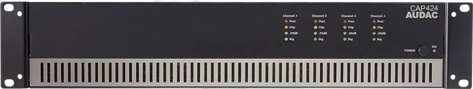 Amplifikator Audac CAP424, 4 kanale, 4 x 240 W, 100V