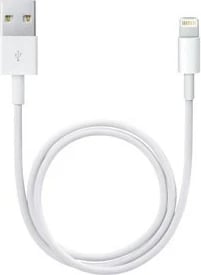 Kabllo Apple Lightning në USB, 0.5m, Bardhë