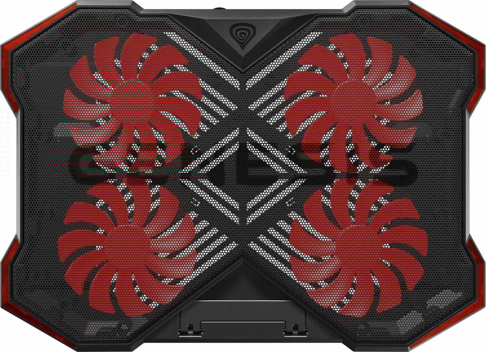 Ftohës notebook Genesis OXID 260, 15.6-17.3 inç, me ndriçim të kuq