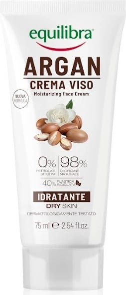 Krem fytyre hidratues Equilibra Argan Moisturizing Face Cream 75ml