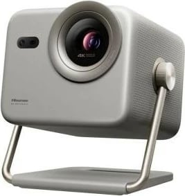 Projektor lazer 4K, Hisense M2 Pro, 1300 ANSI lm, short throw 1.0–1.3:1, auto-focus/keystone, Wi‑Fi/Bluetooth, gri