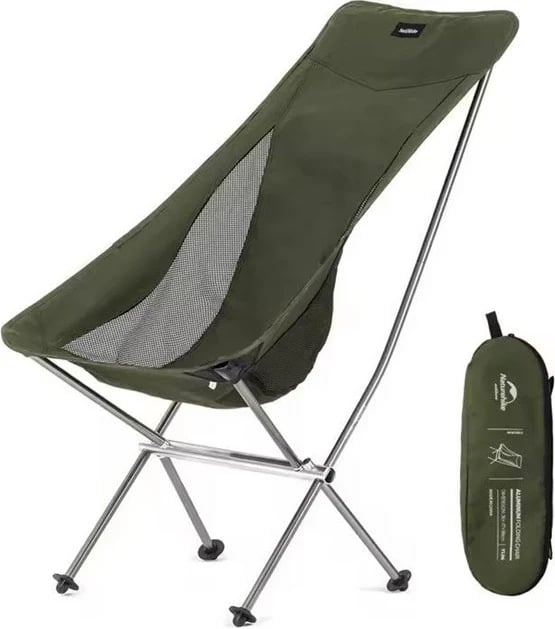 Karrige kampingu moon chair Naturehike YL06 NH18Y060-Z, e gjelbër